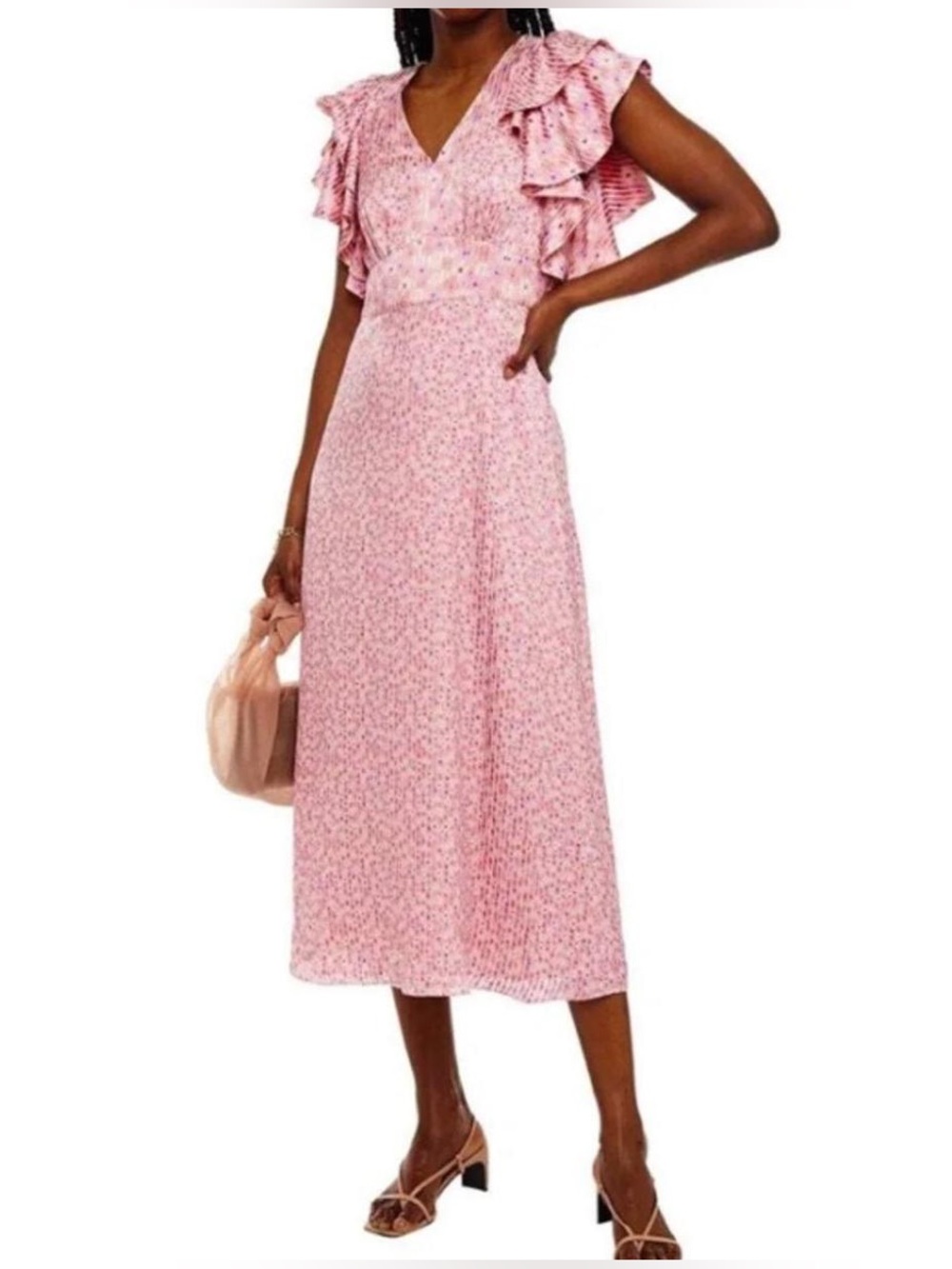 KATE SPADE COLLECTION Poppy Field Devore Maxi Dress, Size 8, NWOT ($598)